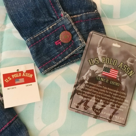 Toddler Girls US Polo Assn Denim Set 2T - Picture 4 of 6